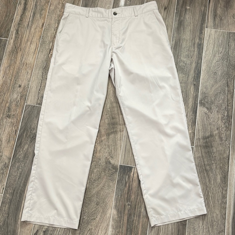 Adidas climalite 34x30 light khaki drifit golf pants